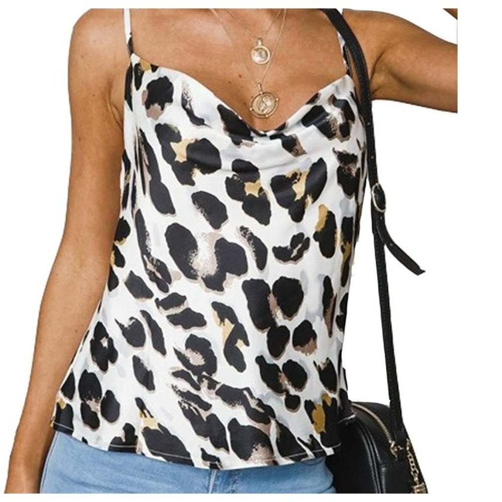 Yimeili Women Adjustable Spaghetti Straps Summer Tops Elegant Cowls Neck…